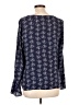 Boden 100% Viscose Blue Long Sleeve Blouse Size 10 - photo 2