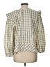 Mirth 100% Cotton Ivory 3/4 Sleeve Blouse Size L - photo 2