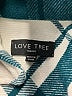 Love Tree Plaid Teal Jacket Size S - photo 6