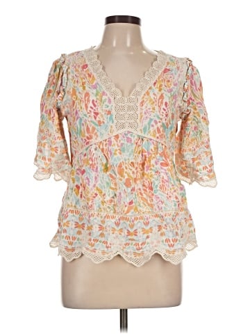 Democracy 3/4 Sleeve Blouse (view 1)