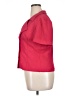 Plaza South 100% Polyester Red Short Sleeve Blouse Size 14 - photo 5