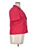 Plaza South 100% Polyester Red Short Sleeve Blouse Size 14 - photo 4