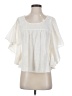 Unbranded Ivory Short Sleeve Blouse Size S - photo 1