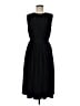 Anne Klein 100% Polyester Solid Black Cocktail Dress Size M - photo 1