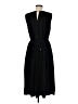 Anne Klein 100% Polyester Solid Black Cocktail Dress Size M - photo 2