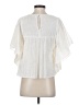 Unbranded Ivory Short Sleeve Blouse Size S - photo 2