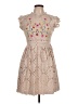 Sequin Hearts Hearts Tan Cocktail Dress Size 11 - photo 1
