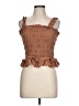 Shyanne Brown Sleeveless Blouse Size L - photo 1