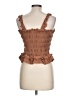 Shyanne Brown Sleeveless Blouse Size L - photo 2