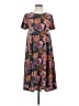 Lularoe Print Brown Casual Dress Size S - photo 1