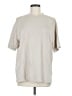 Hours Solid Tan Short Sleeve T-Shirt Size M - photo 1