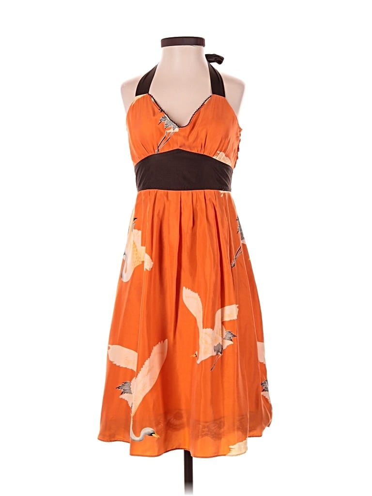 Pre-owned Moulinette Soeurs Cocktail Dress In Orange