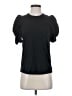 A.L.C. 100% Cotton Black Short Sleeve Top Size S - photo 1