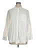 Old Navy 100% Cotton Color Block Ivory 3/4 Sleeve Button-Down Shirt Size XL - photo 1
