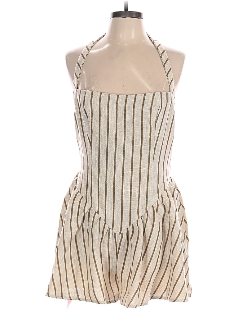 Prettylittlething Romper In Brown