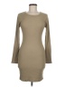 Universal Thread Solid Tan Casual Dress Size M - photo 1
