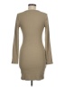 Universal Thread Solid Tan Casual Dress Size M - photo 2