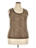 Dana Buchman Brown Tank Top Size 2X - photo 1