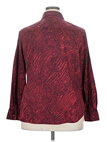 Jones New York Long Sleeve Button-Down Shirt (view 2)