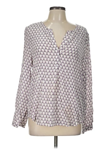 Joie Long Sleeve Silk Top (view 1)