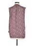 Ann Taylor LOFT 100% Polyester Burgundy Sleeveless Blouse Size M - photo 2