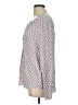 Joie 100% Silk Gray Long Sleeve Silk Top Size L - photo 5