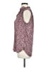 Ann Taylor LOFT 100% Polyester Burgundy Sleeveless Blouse Size M - photo 5