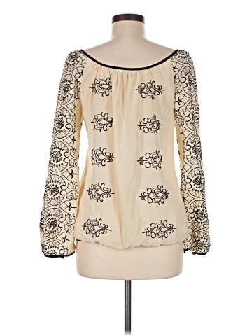 Nanette Lepore Long Sleeve Silk Top (view 2)