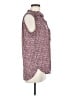 Ann Taylor LOFT 100% Polyester Burgundy Sleeveless Blouse Size M - photo 4