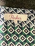 Parker 100% Polyester Chevron-herringbone Teal Casual Dress Size M - photo 7