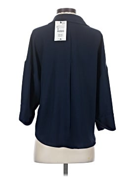 Zara 3/4 Sleeve Button-Down Shirt (view 2)