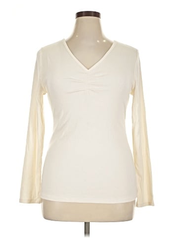 Ann Taylor LOFT Long Sleeve T-Shirt (view 1)