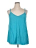 Torrid 100% Rayon Teal Sleeveless Blouse Size 1X Plus (1) - photo 1