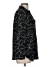 Ann Taylor 100% Polyester Stars Black Long Sleeve Blouse Size M - photo 4