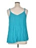 Torrid 100% Rayon Teal Sleeveless Blouse Size 1X Plus (1) - photo 2