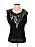 Olive and Oak 100% Polyester Black Sleeveless Blouse Size XS - photo 1