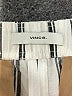 Vince. Stripes Silver Casual Pants Size S (estimated) - photo 6