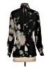 J. Peterman 100% Polyester Black Long Sleeve Blouse Size 0 - photo 2