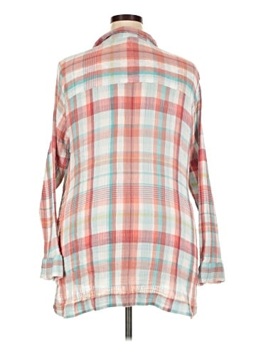 Soft Surroundings 3/4 Sleeve Button-Down Shirt (view 2)