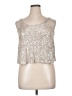 Saints & Hearts Silver Sleeveless Top Size XL - photo 1