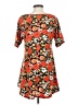 Lularoe Floral Orange Casual Dress Size S - photo 2