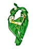 Céline 100% Silk Green scarf One size - photo 1