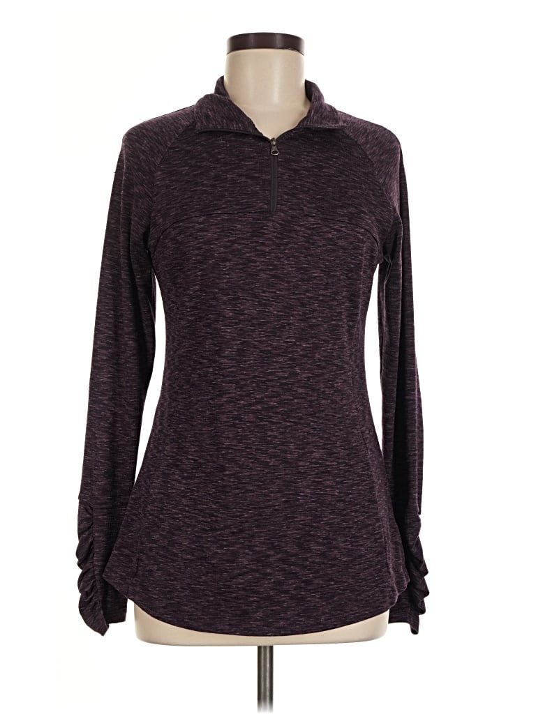 Pre-owned Columbia Pullover Sweater In Purple