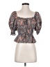 Ulla Johnson Orange Short Sleeve Blouse Size 0 - photo 1