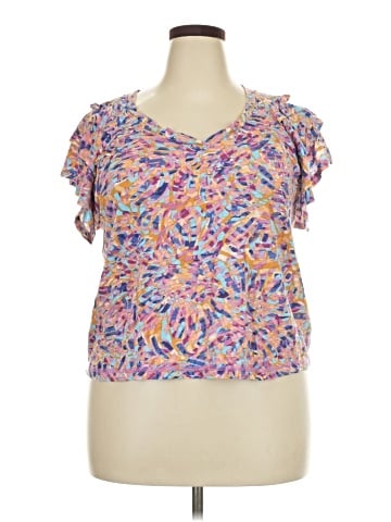 Democracy Short Sleeve Blouse (view 1)
