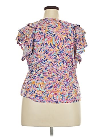 Democracy Short Sleeve Blouse (view 2)