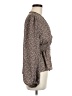 Max Studio 100% Polyester Brown Long Sleeve Blouse Size M - photo 4