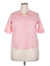 Assorted Brands Pink 3/4 Sleeve Button-Down Shirt Size XXL - photo 1