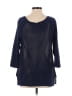 Soft Joie Blue 3/4 Sleeve Top Size M - photo 2