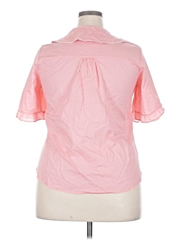 Assorted Brands 3/4 Sleeve Button-Down Shirt (view 2)